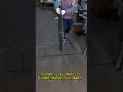 Cuchillas de sierra de pared de diamantes de 800 mm fundidas con láser para hormigón armado