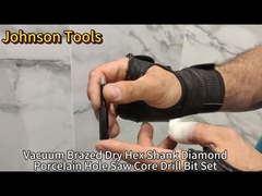 ¡El secreto de los agujeros perfectos (Kit de broca de diamantes secos)