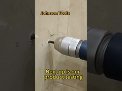 Kits de sierras de corona de diamante en seco con soldadura al vacío y vástago hexagonal para comparación de azulejos y porcelana