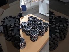 ¡Cortar hormigón duro es como mantequilla! Cuchillas de diamante soldadas con láser para el marcado de calefacción por suelo radiante.