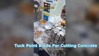 Cuchilla turbo sinterizada premium de 160 mm para corte profesional de hormigón