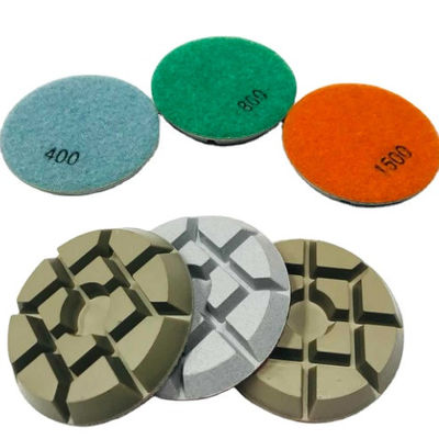 3 pulgadas Diamond Polishing Pads For Concrete seco