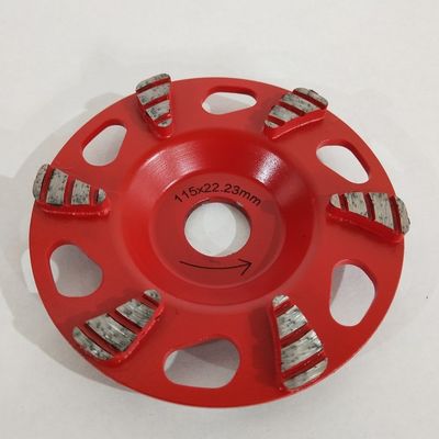 disco de rueda de pulido concreto de la taza de 4,5&quot; de 115m m para la amoladora de ángulo