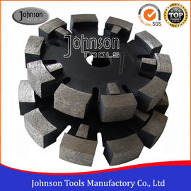 Diamante soldado con láser de 125 mm de piso de 17 mm de espesor de segmento de piso de ranura de disco de corte de punto de la hoja de sierra