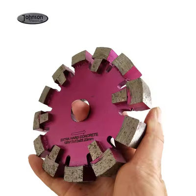 Diamante soldado con láser de 125 mm de piso de 17 mm de espesor de segmento de piso de ranura de disco de corte de punto de la hoja de sierra