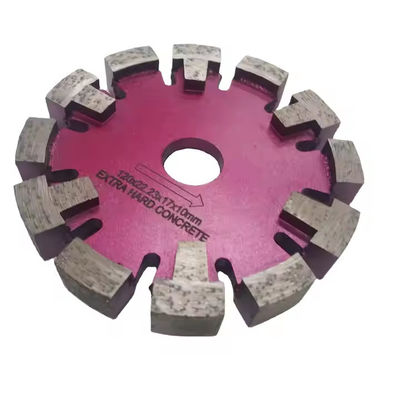 Diamante soldado con láser de 125 mm de piso de 17 mm de espesor de segmento de piso de ranura de disco de corte de punto de la hoja de sierra