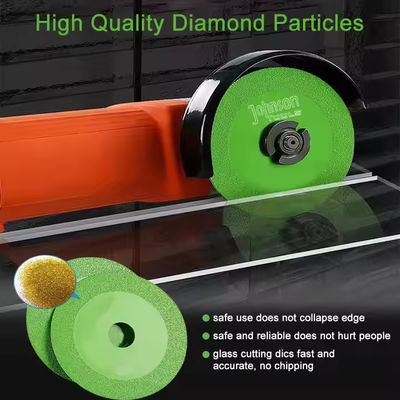 4 pulgadas 100 mm verde ultra delgado de jade cortador de vidrio delgado diamante de mármol de la hoja de cerámica de mosaico de vidrio disco de corte para vidrio