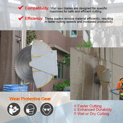 Gran Diámetro 800mm Cortador de hormigón Diamante Pared Vía Llave Para Cortar Demolición Construcción de hormigón reforzado