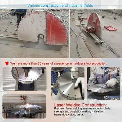 Gran Diámetro 800mm Cortador de hormigón Diamante Pared Vía Llave Para Cortar Demolición Construcción de hormigón reforzado