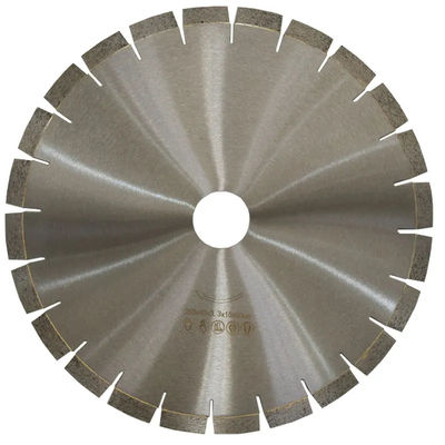 Cuchillas de corte de piedra de diamantes soldadas con láser de 300 mm con ranura de llave para cortar granito