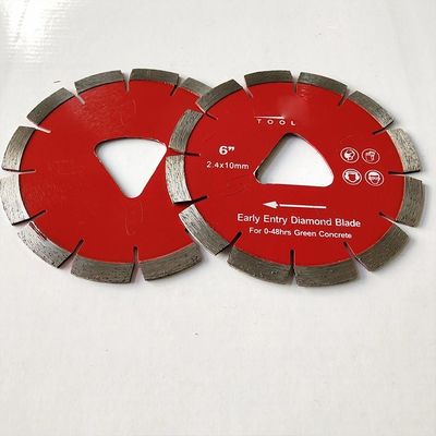 Hojas de sierra concretas cortadas Soff concretas de la cuchilla del diamante de la entrada temprana de 6 pulgadas