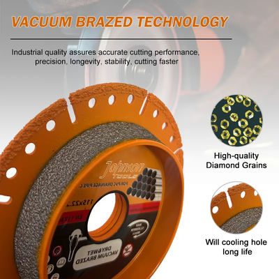 Cuchilla de diamante soldada al vacío para tubería Cuchilla de diamante de 115 mm Pro Cutter de tubería