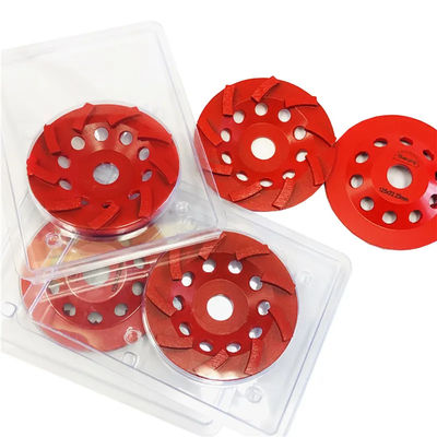 180mm Girar las ruedas de molienda de diamantes para piedra / ladrillo / bloque / hormigón, agujero central con 22.23mm o M14 o 5/8"-11