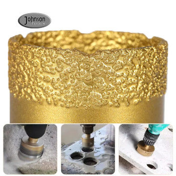La cera llenada seca el diámetro externo de Diamond Core Drill Bits 20-68m m de la porcelana
