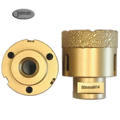 El vacío seco de la porcelana de M14 68m m soldó a Diamond Core Drill Bits
