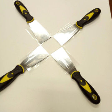 4 paquetes de raspadores de cuchillo de polipropileno conjunto de cuchillo spackle premium de acero inoxidable de pintura raspadora de cuchilla