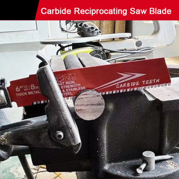 6 pulgadas Bi-Metal OEM Reciprocating Saw Blade Industrial para el metal hierro fundido aleación de acero Sawzall hoja de carburo
