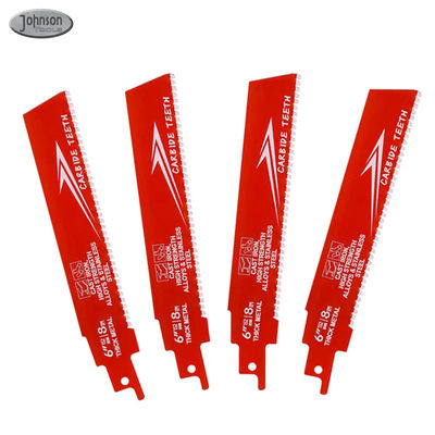 6 pulgadas Bi-Metal OEM Reciprocating Saw Blade Industrial para el metal hierro fundido aleación de acero Sawzall hoja de carburo
