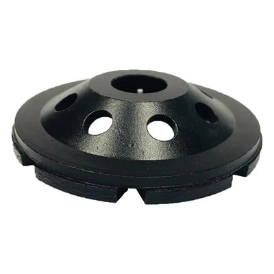 5 muela abrasiva concreta para el pulido de piedra, sola rueda de la taza de la fila, pulido mojado