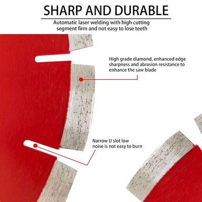 Hojas de sierra concretas del diamante de la alta precisión para el hormigón que acanala 180m m