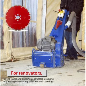 Hojas de sierra concretas del diamante de la alta precisión para el hormigón que acanala 180m m