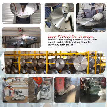 16 segmento de la pulgada 400m m Turbo Diamond Concrete Saw Blades Turbo