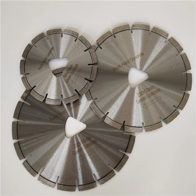Plata placas concretas de la resbalón del corte de Soff de las hojas de sierra del diamante temprano de la entrada de 12 pulgadas
