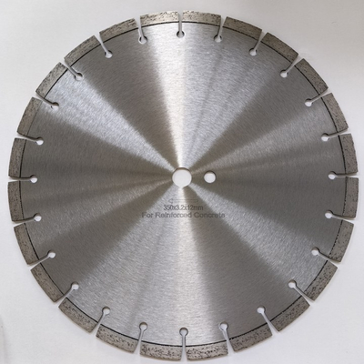Hojas de sierra concretas modificadas para requisitos particulares del diamante del tamaño para el hormigón reforzado que corta 105-600m m