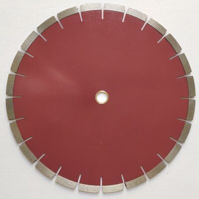 cuchilla soldada con autógena laser de 350m m con la base silenciosa para los ladrillos encendidos duros de la arcilla