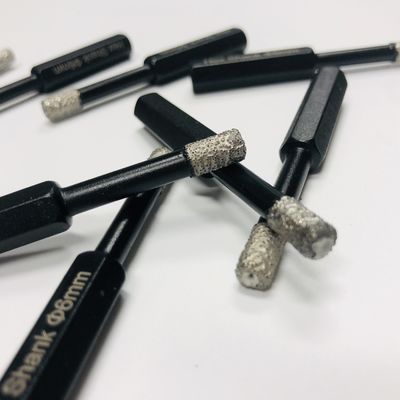 Cerra de agujeros de azulejos 6 mm de vigas hexagonales de diamantes para perforar el núcleo de la porcelana