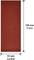 pared seca roja del gancho del óxido de aluminio 9*3.6inch y de Sander Sheets For Wood Stone del lazo