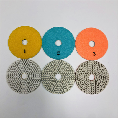 Piedra caliza de mármol mojada de Diamond Polishing Pad For Granite de 3 pasos