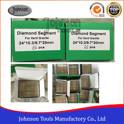 segmentos del diamante del bocadillo de 2000m m para la eficacia alta de un granito más duro