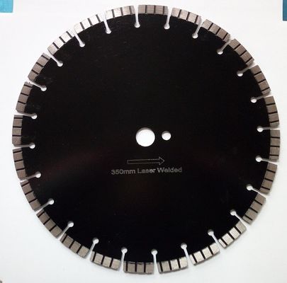 14 hojas de sierra del diamante del laser con Turbo dividen, para el corte concreto, el grueso de 3.2m m en segmentos
