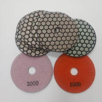 Buena pulgada Diamond Stone Polishing Pads de la flexibilidad 4