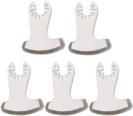 Las cuchillas de la demolición 5pcs Diamond Oscillating Multi Tool Saw curvaron