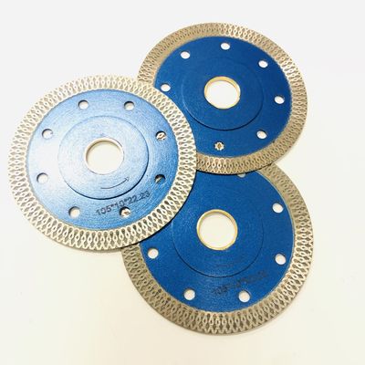cuchilla presionada caliente de la teja de 105m m Mesh Turbo Circular Saw Diamond