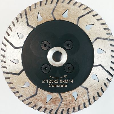 5inch Ridgid sinterizado prensa caliente Turbo Diamond Blade For Concrete Grinding
