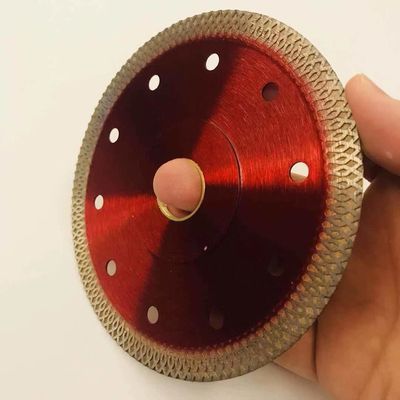 Amoladora Wheel Red del SGS 125m m X Mesh Turbo Porcelain Tile Cutting