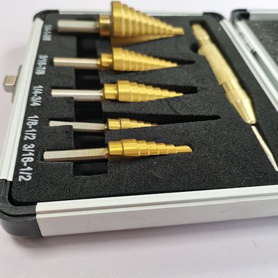 Pedazo de acero de alta velocidad cubierto nitruro del paso del titanio de 8 PCS HSS