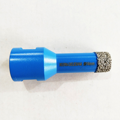 el vacío M14 de 14m m soldó a Diamond Core Bits For Tile con la funda plástica