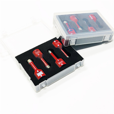 4 paquetes 12m m Diamond Core Bits soldado vacío M14 para la teja con la caja plástica
