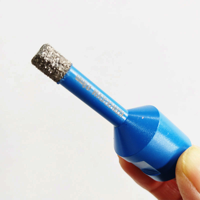 el vacío M14 de 8m m soldó la teja de Diamond Core Drill Bits For con la funda plástica