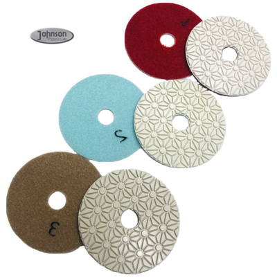 100m m arena de Diamond Granite Polishing Pads Various de 3 pasos