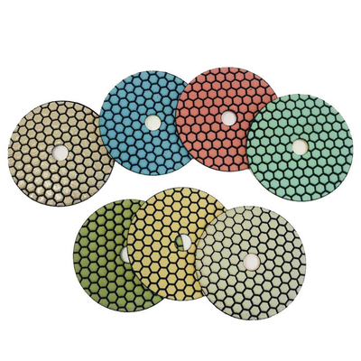 Tampones para pulir mojados del granito de 6 pulgadas con alta suavidad