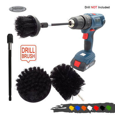 el negro 4pcs extendió la escobilla larga del depurador para el cuarto de baño de la teja de la ducha